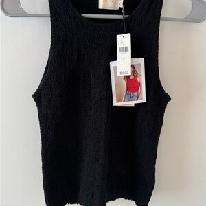 Anthropologie Black Women's Top